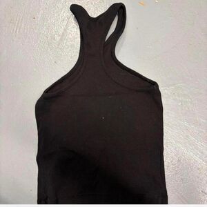 Women's Re/Done Black Ribbed Tank Top Size XS